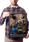 Quadro Serie The Big Bang Theory Poster Na Moldura