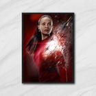 Quadro Star Trek Mulher 24x18cm - com vidro