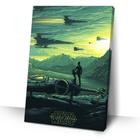 Quadro Star Wars Despertar Da Força III Verde 40x60 Filmes