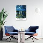 Quadro Starry Night Over the Rhone 60x43 Sem Moldura Sem Moldura