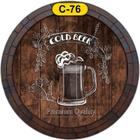 Quadro Tampa De Barril Bebida Cerveja C-76