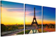 Quadro Tela Canvas Cidade Paris Torre Eiffel Decorações Interiores