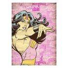 Quadro Tela Wonder Woman Retro Rosa 50x70cm 85025013 Urban - LC