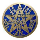 Quadro Tetragrammaton 3D Poderoso Símbolo (20cm)