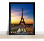 Quadro Torre Eiffel Paris França Poster Decorativo 45x33cm