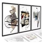 Quadro Trio Arte Abstrato "