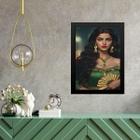 Quadro Umbanda Cigana Esmeralda 33x24cm - com vidro