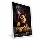 Quadro Ursinho Pooh Vinil Com Vidro