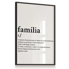 Quadro Vidro Família Significado Frase Sala Quarto Escritório