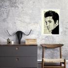 Quadro Vintage Elvis Presley 45X34Cm - Com Vidro