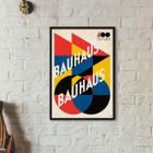 Quadro Vintage Poster Bauhaus 24X18Cm