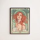 Quadro Vintage Signo Cancer 33x24cm - com vidro