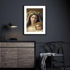 Quadro Virgem Maria Com Menino Jesus - 60X48Cm