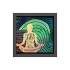 Quadro Yoga Listen To Your Body 20x20cm