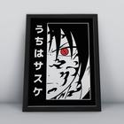 Quadros Decorativa de Parede para quarto e sala tema Akatsuki Naruto Shippuden Sasuke Naruto Uzumaki Minato