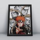 Quadros Decorativa de Parede para quarto e sala tema Akatsuki Naruto Shippuden Sasuke Naruto Uzumaki Minato