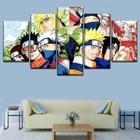 Quadro decorativo Emoldurado Olhos Personagens Naruto Anime para sala  quarto