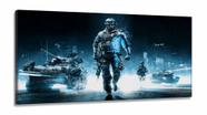 Quadros Decorativos Battlefield em Tecido Canvas 130x60