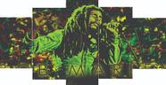 Quadros Decorativos Bob Marley Show Jamaica"