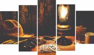 Quadros Decorativos Cavaleiro Cawboy Peao "