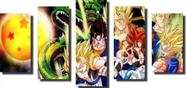 quadros decorativos Dragon Ball Z Goku Super Sayajin"