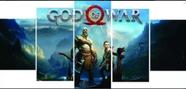 Quadros Decorativos Mosaico God Of War"