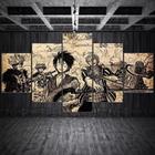 quadros decorativos Mosaico One Piece Super Novas Lufy Law Kid"