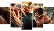 Quadros Decorativos Mosaico Titan Eren Luta Attack On Titans"