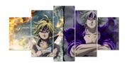 Quadros Decorativos Nanatsu No Taizai Meliodas Marca Do Demonio E Estaros"