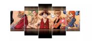 quadros decorativos One Piece Zoro Luffy Usopp Nami Sanji