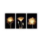 Quadros Decorativos quarto Floral Flores Amarelas 60x40