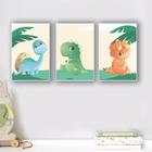 Quadros Decorativos quarto Infantil Dinossauro Baby