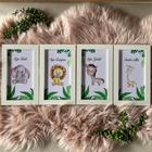 Quadros decorativos safari infantil frases selva floral MDF