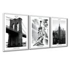 Quadros Decorativos Textura CX Alta 3X 40x60 I Love New York