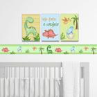 Quadro Decorativo Infantil Dinossauro Azul SKU: 4093g2