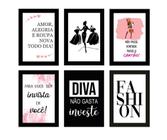 Quadros Salão Beleza Diva Motivação Frases 3 Peças 20x28cm - CAMALEÃO  DECORAÇÕES - Quadro Decorativo - Magazine Luiza