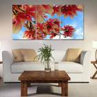 Quadros mosaico flores med. 105x65 ps 2mm adesivo fosco borda infinita