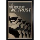 Quadros para quarto Stormtroopers frase In the emperor we trust