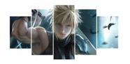 Quadros Para Sala Final Fantasy Vii 7 Remake Game Cloud Strife"