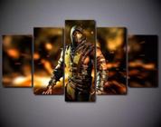 Quadros Para Sala Mortal Kombat Scorpion"