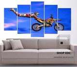 Quadros Para Sala Mosaico Motocross"