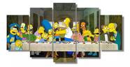 Quadros Para Sala Simpsons Santa Ceia "