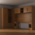 Quarto Completo Genius 7 Portas 6 Gavetas Cinamomo - Moville - Rodial