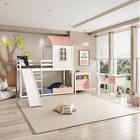 Quarto Completo Montessoriano Club House Sweet c/Beliche e Escorregador Casatema