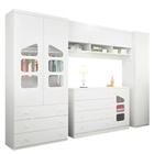 Quarto de Bebê Modulado Eloísa Cor Branco Brilho - Phoenix