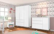 Quarto Infantil Bebê Rêtro Ana Vitória 2 Peças Branco - Phoenix Baby