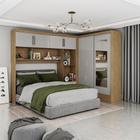 Quarto Modulado Casal com Espelho 6 Portas Belém Carioca Móveis