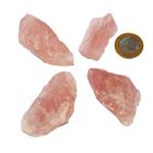 Quartzo Rosa Extra 45 a 60mm Média 40 g Pedra Bruta Tipo AA