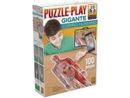 Quebra-cabeça 100 Peças Play Gigante - Corpo Humano Grow