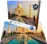 Quebra Cabeça 1000 Peças Paisagem Brinquedo Memoria Taj Mahal